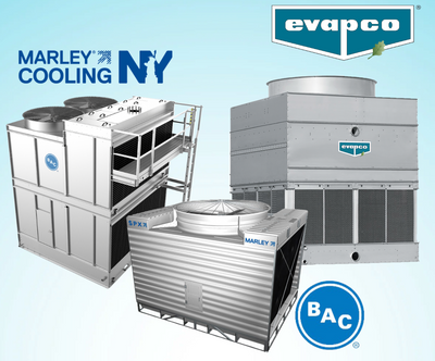 Rapid HVAC Parts is Your Go-To Source for In-Stock Cooling Tower Components from Evapco, BAC, and SPX – Marley and MORE!