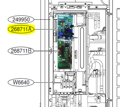 LG Main/Display Board, Location # 268711A  In Stock, Fast Free Shipping Nationwide  Multi V 5 220V ARUM192BTE5 SAA38241202 EBR81880101 SAA38900706   EBR32221406 - LG PCB Assembly, Cycle (Onboarding)