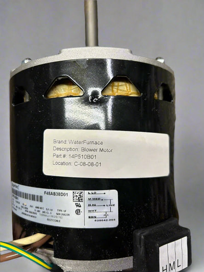 Motor PSC 1/2 HP HE3K131 230/1 - OEM Part # 14P510B01

WaterFurnace Motor PSC 1/2 HP - F48AB38D01
